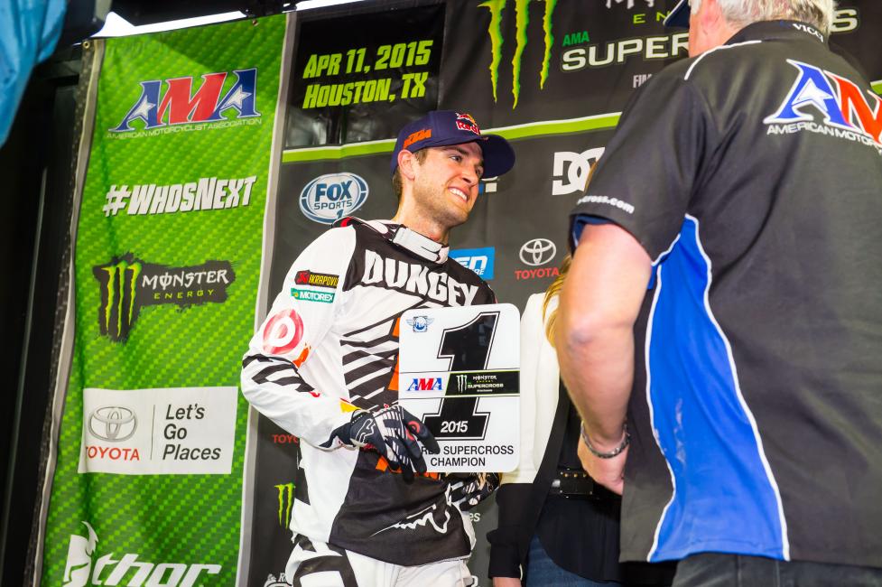 Will Ryan Dungey repeat as 450SX champion for the first time in his career?