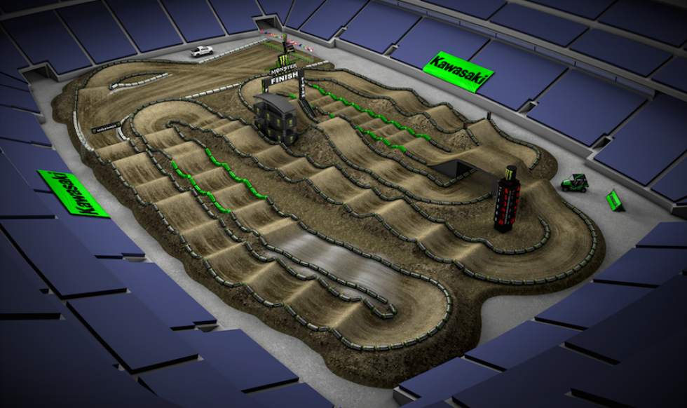 3D Track Diagrams for Monster Energy Supercross Released Racer X