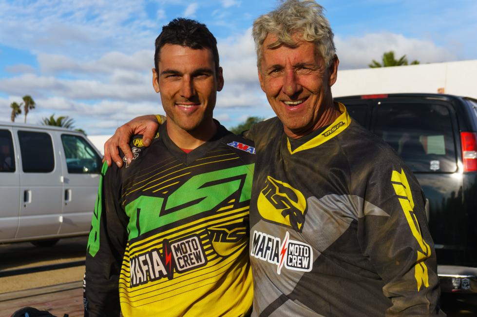 Nick and his father, Terry.