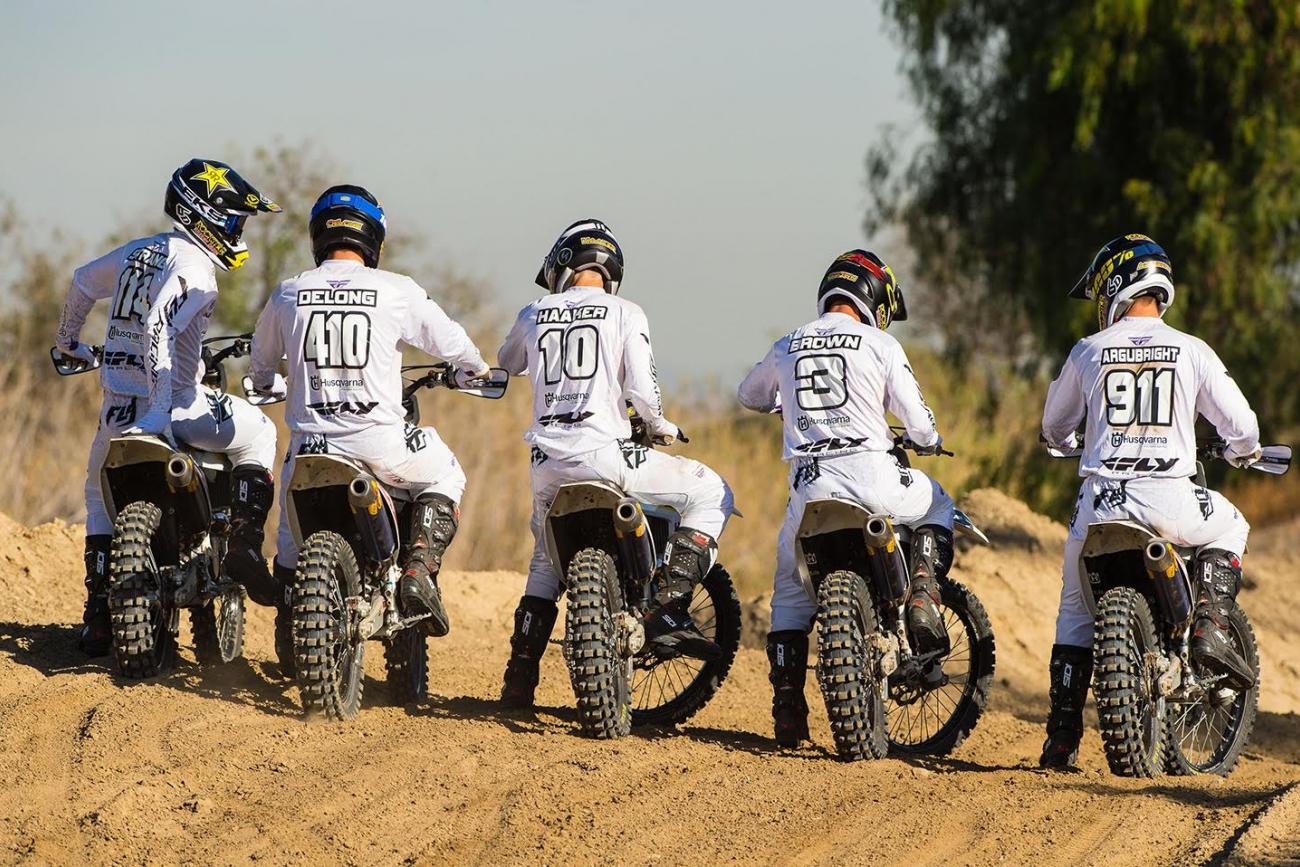 FLY Racing Signs Rockstar Husqvarna Off-Road Team