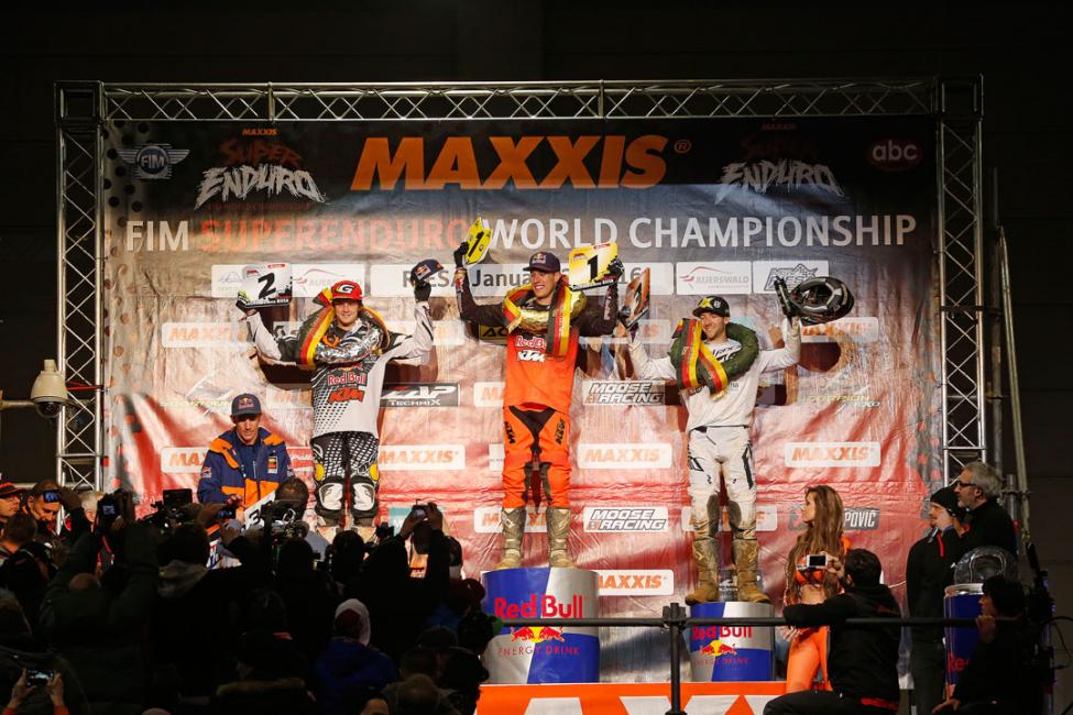 Superenduro action resumes next week in Italy.