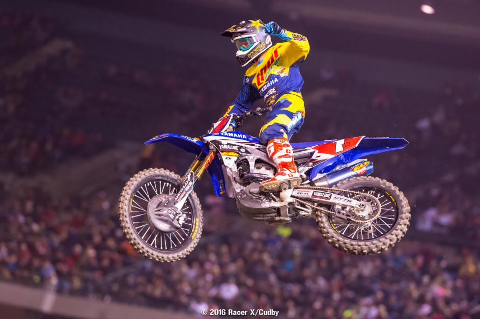 Up until recently Webb thought he was racing 250SX East, and wasn't as prepared as he wanted to be. That's a scary thought for the competition.
