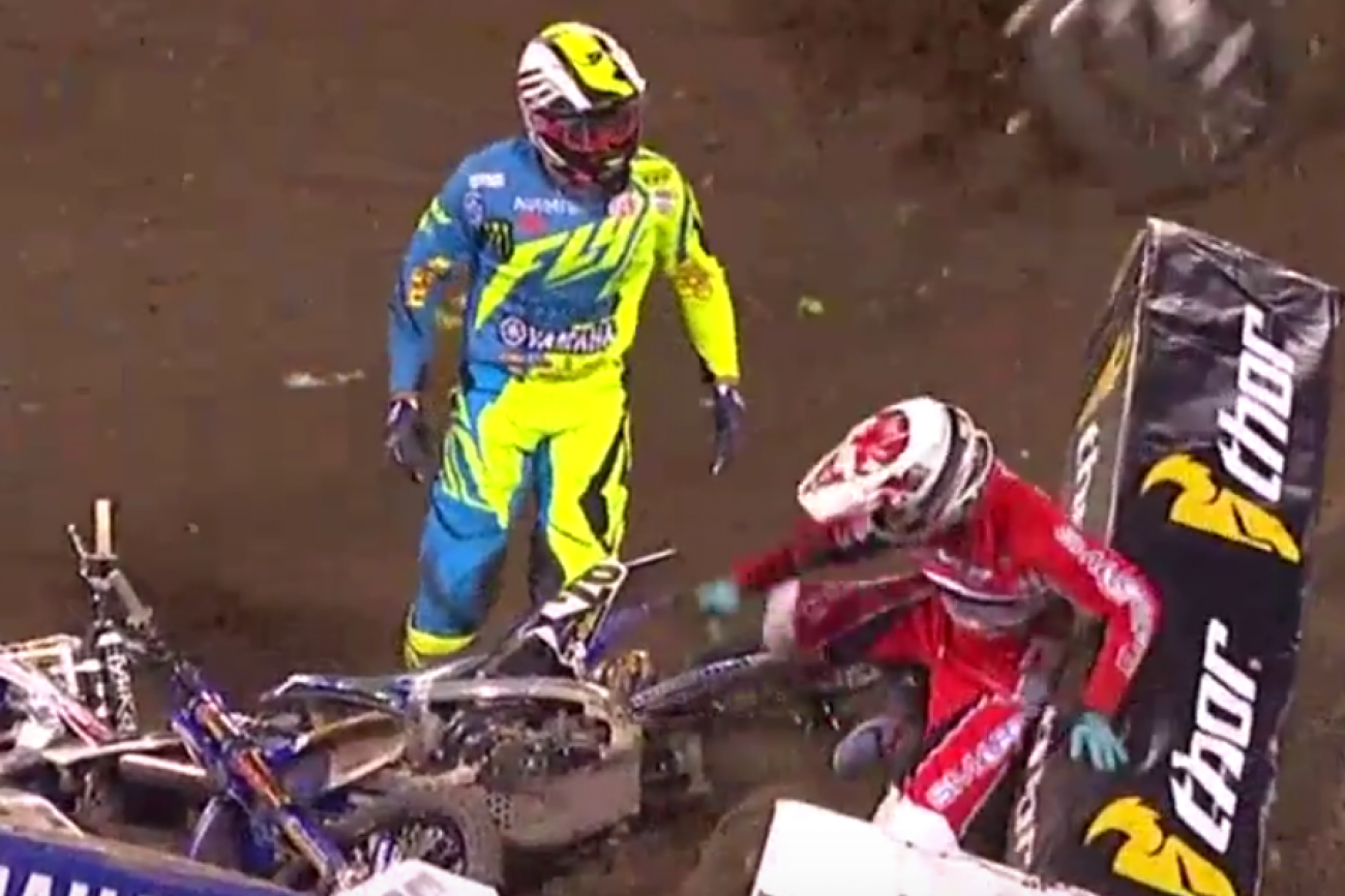 Video: Weston Peick Punches Vince Friese