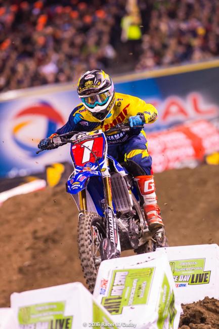 Webb out himself in the perfect position at Anaheim 1 for his title defense.
