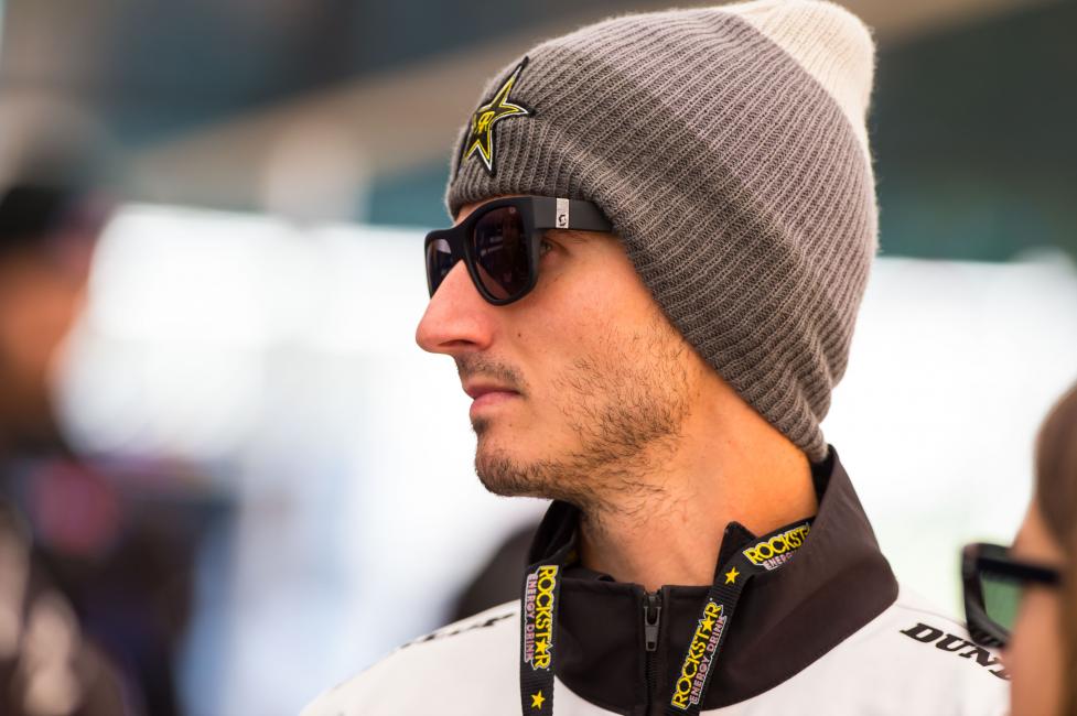 Pourcel showed speed in practice, but struggled in the main event.