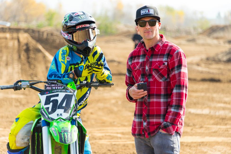 Wil Hahn was out training with Nick Wey this week.