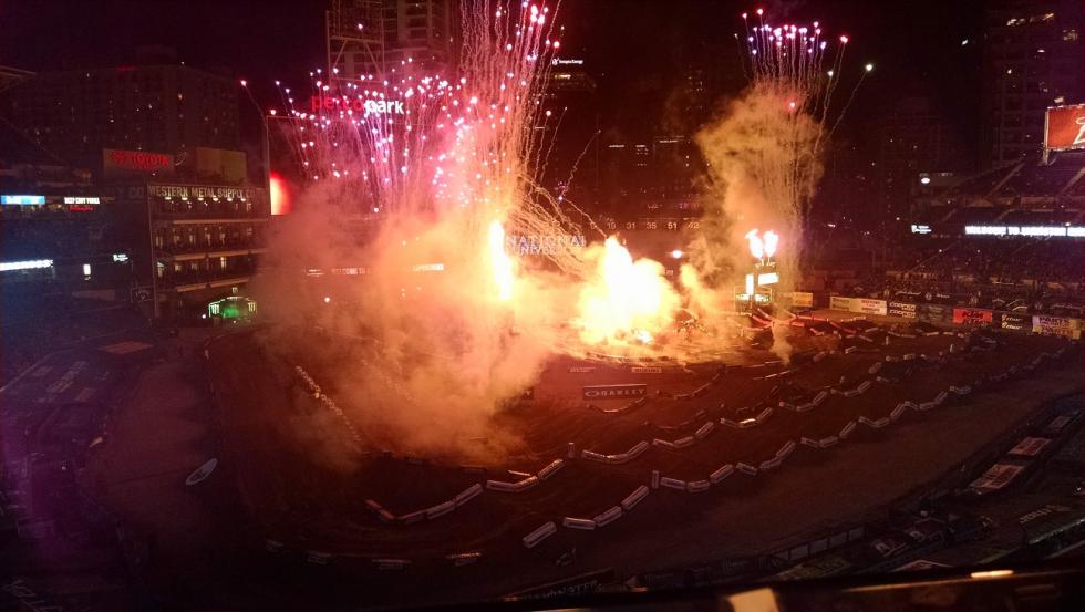 The mains events were set to explode in San Diego.