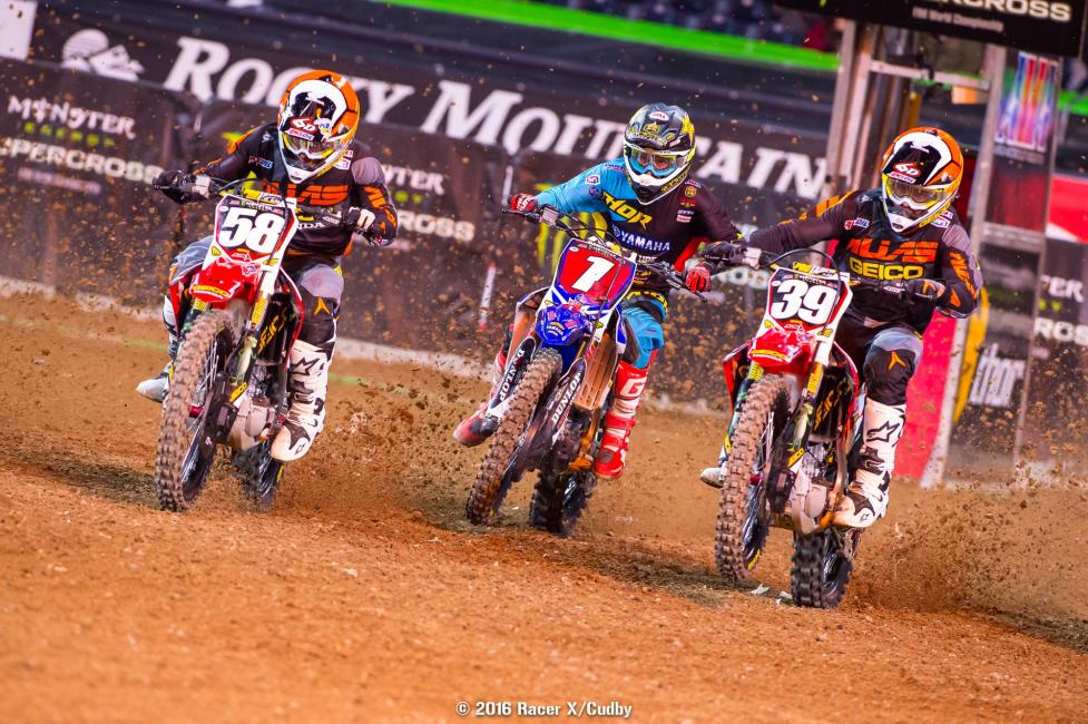 Bad starts just don't seem to matter much for Cooper Webb these days. He's had to come from behind the last two races in a row and it didn't stop him from taking convincing wins both times.