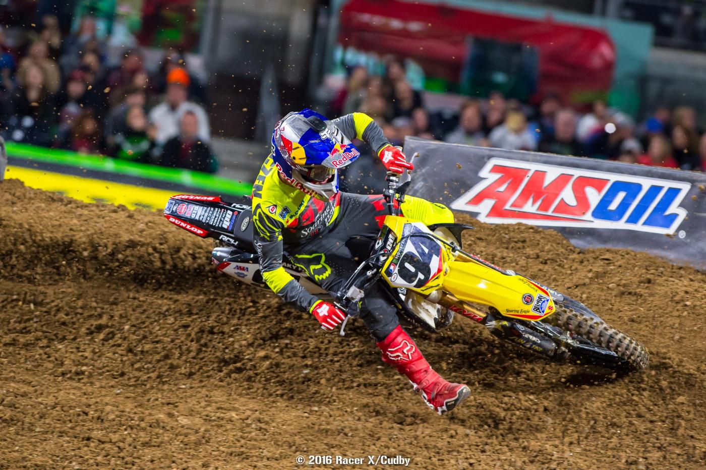 A mistake from Ken Roczen cost him a chance at the podium.