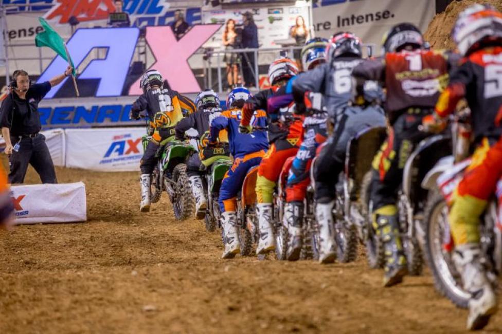 A restart was needed following a red flag in the first Main Event.