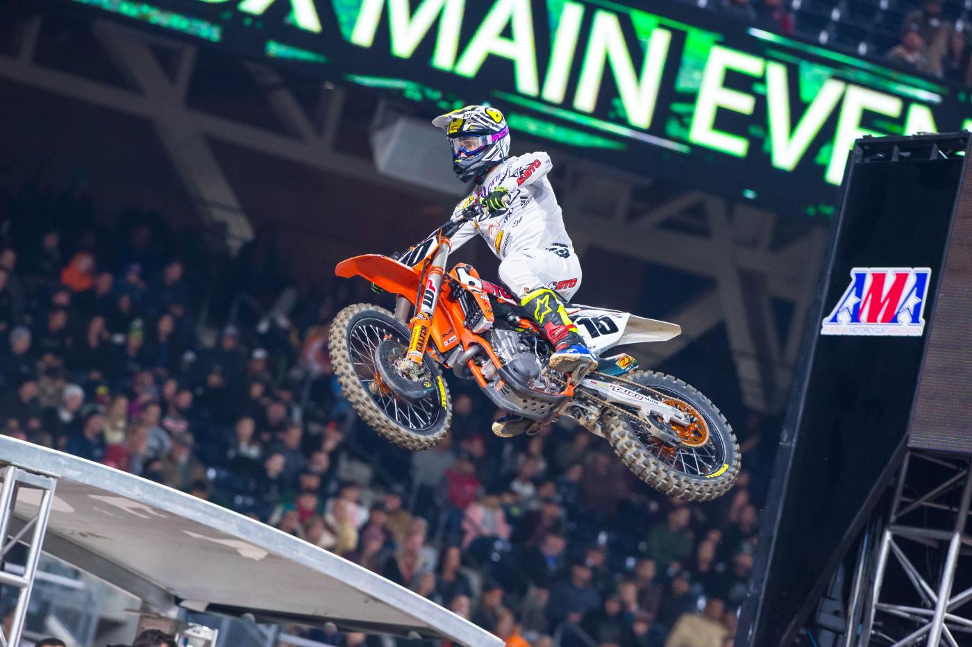 Brayton is currently tenth in 450SX points.