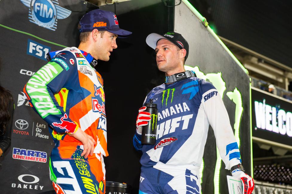 In just his second race back with Yamaha, Reed found the podium in San Diego.