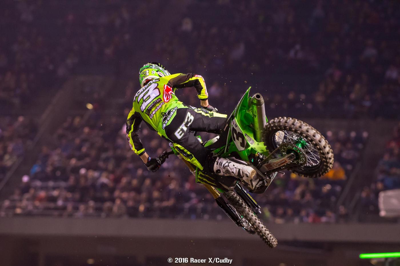 Tomac worked his way forward.