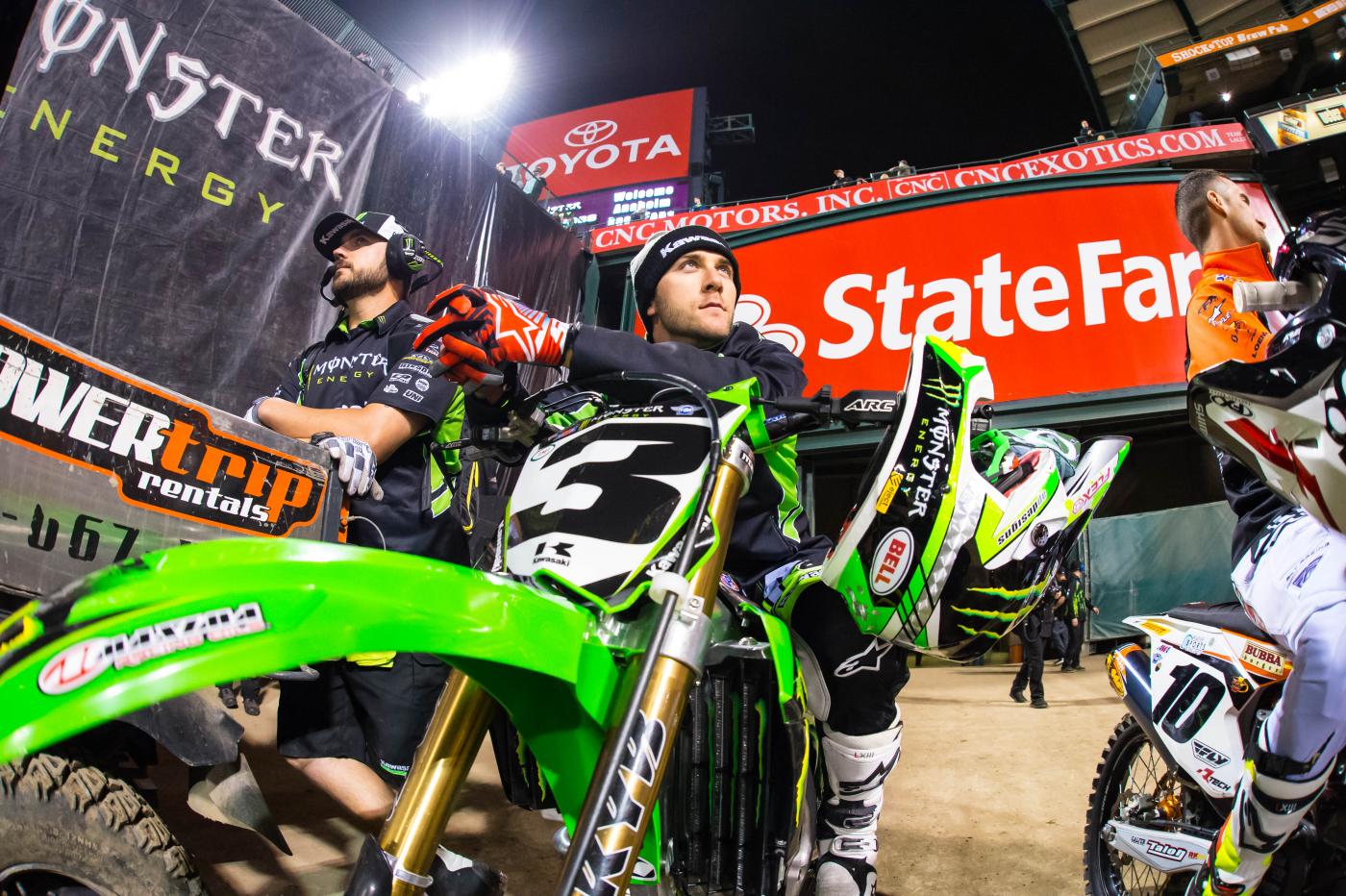 Tomac has gotten fourth in all three mains