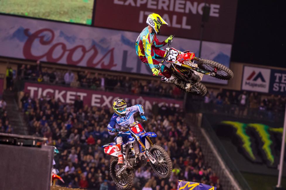 Craig led the first nine laps of A2 before Webb could make the pass stick.