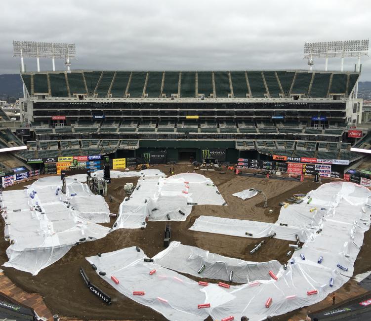 Fortunately the Oakland track is under wraps right now.