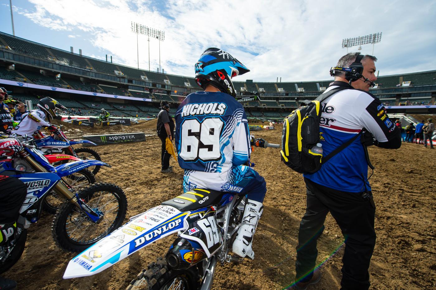 Nichols is currently fourth in points.