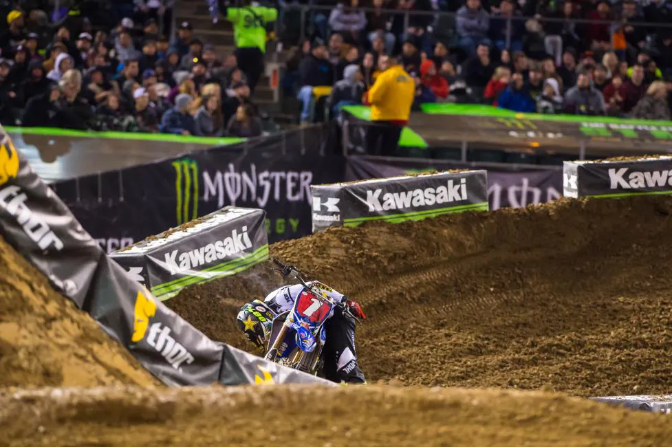 Webb's seven race win streak dating back to last year ended with a mechanical in Oakland.