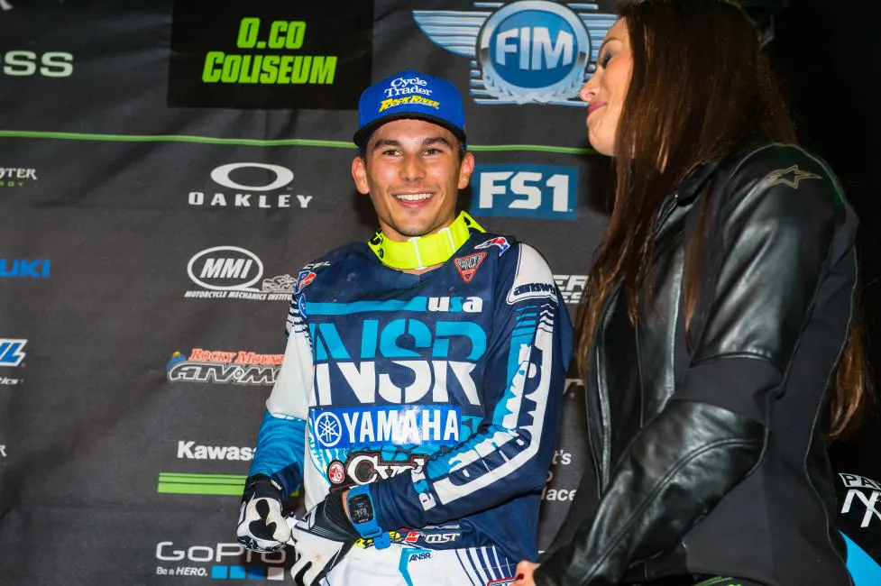 Colt Nichols found the podium for the first time in his career.