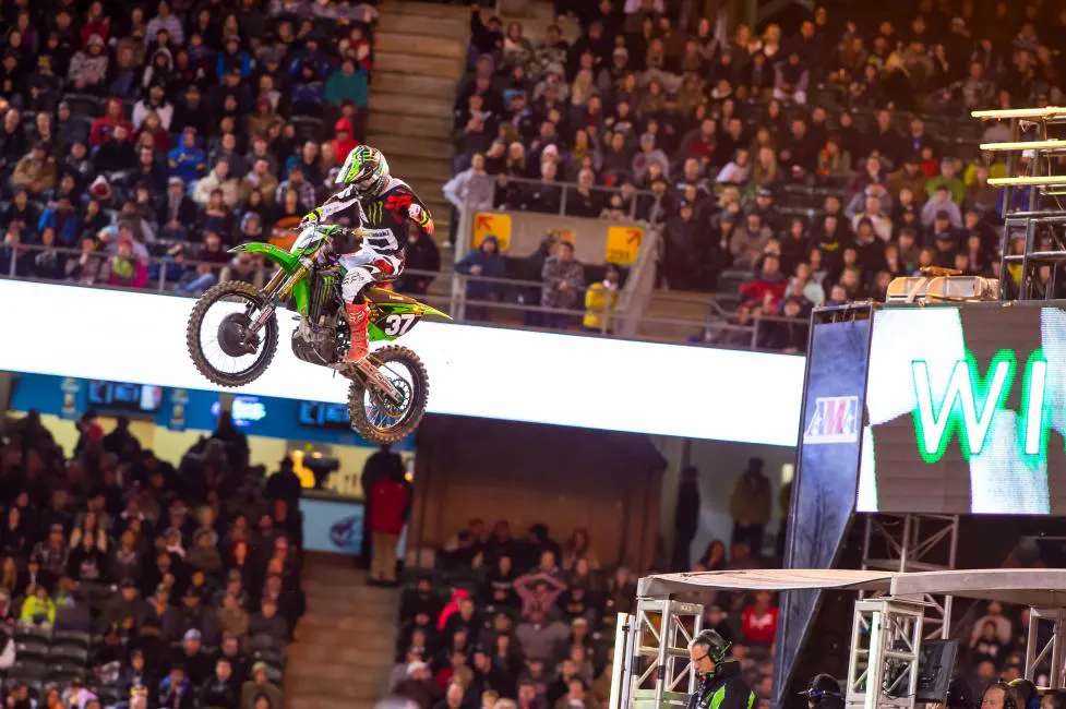 Cooper Webb has been the man in the 250 SX West Region, yet Joey Savatgy is now the man with the red plate, thanks to Coop&rsquo;s mid-race stoppage.