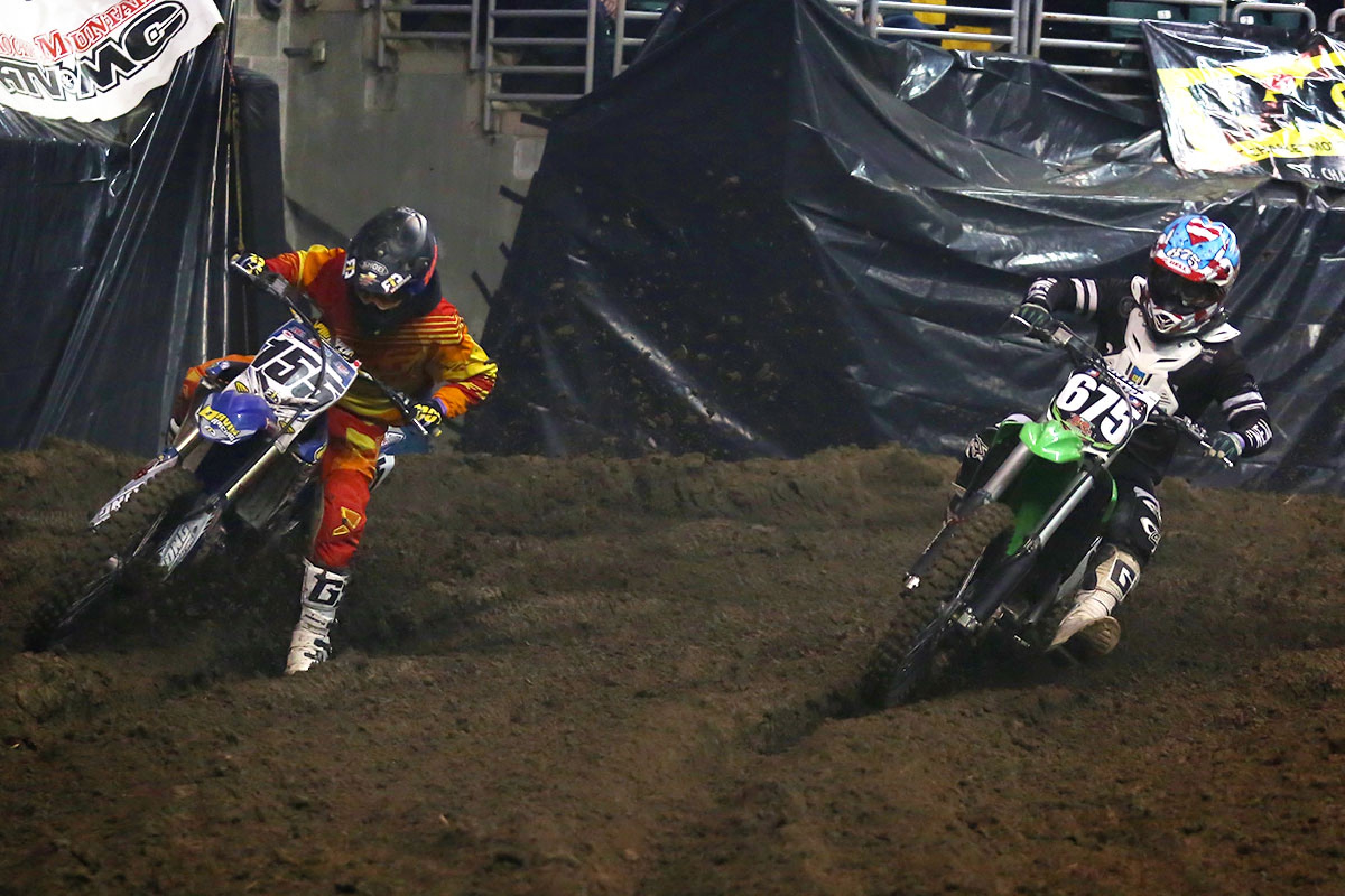 Sizemore and Hussey battling.