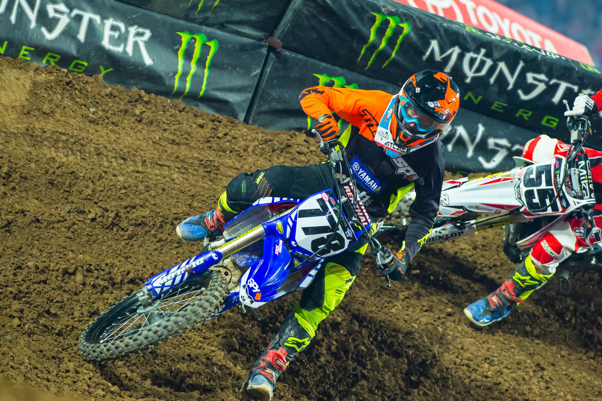 Bopping seems to be in a battle every time he's out on the track.