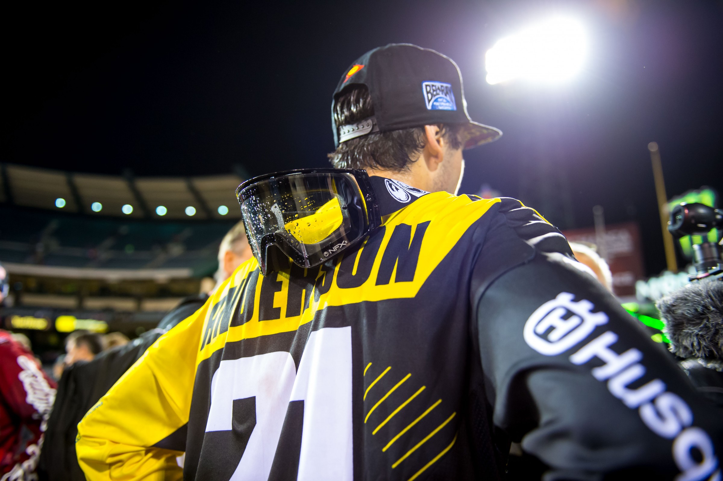 After his win at the opener, Anderson was up front about the rest of the field.