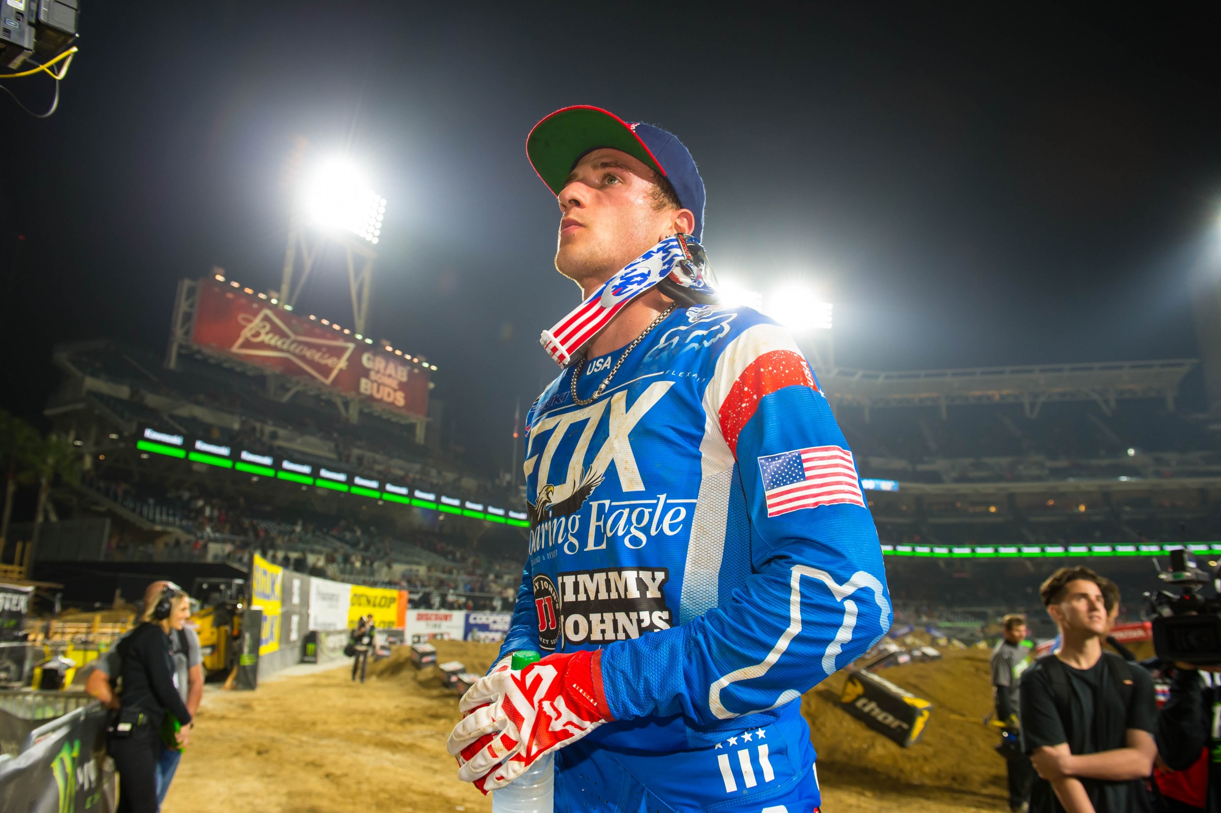 Roczen is currently second in 450SX point standings.