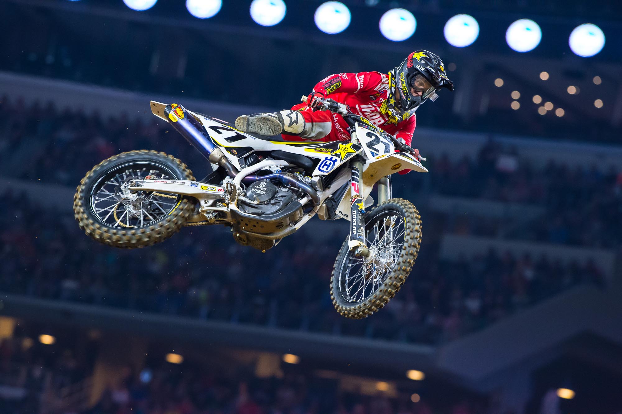 Anderson came through for third.