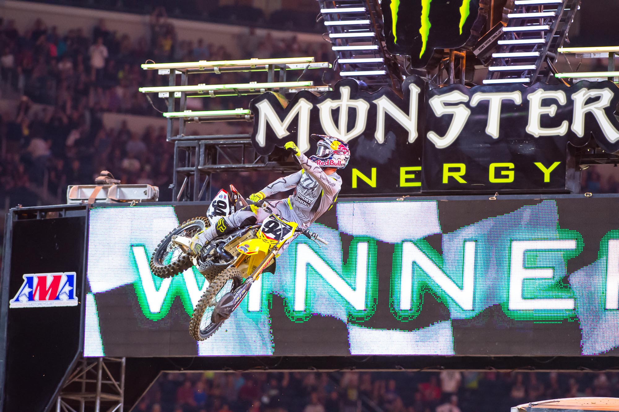 Boom! Main event win two for Roczen, and this one is big.
