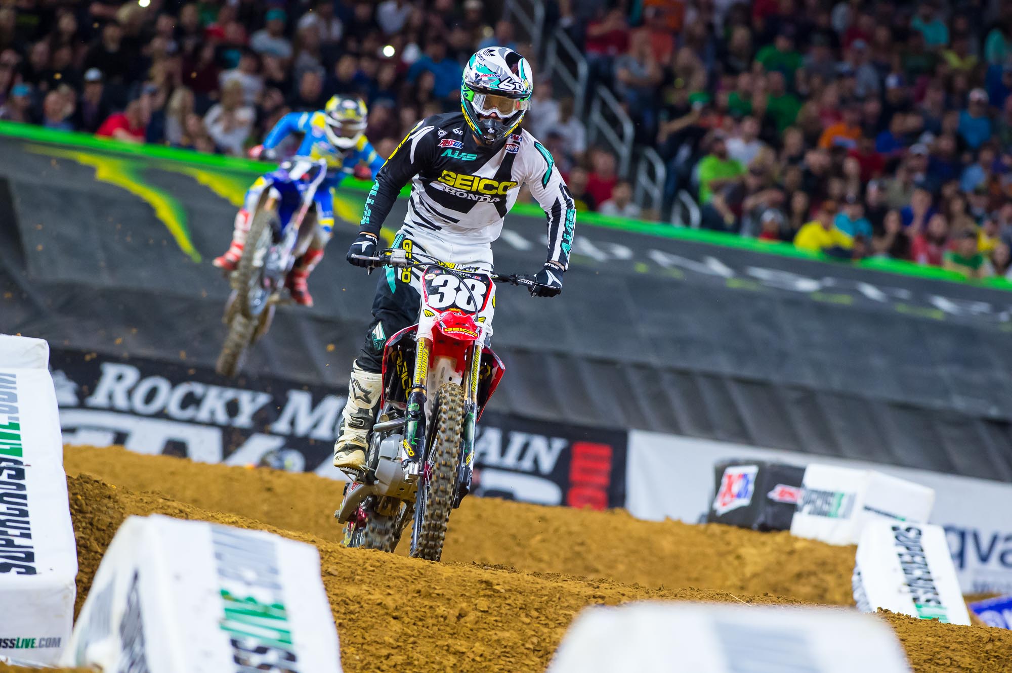 Craig led after the Savatgy crash.