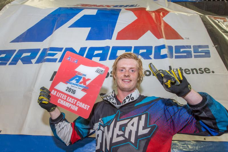 Herrlein is the 2016 Eastern Regional Arenacross Lites Class Champion.