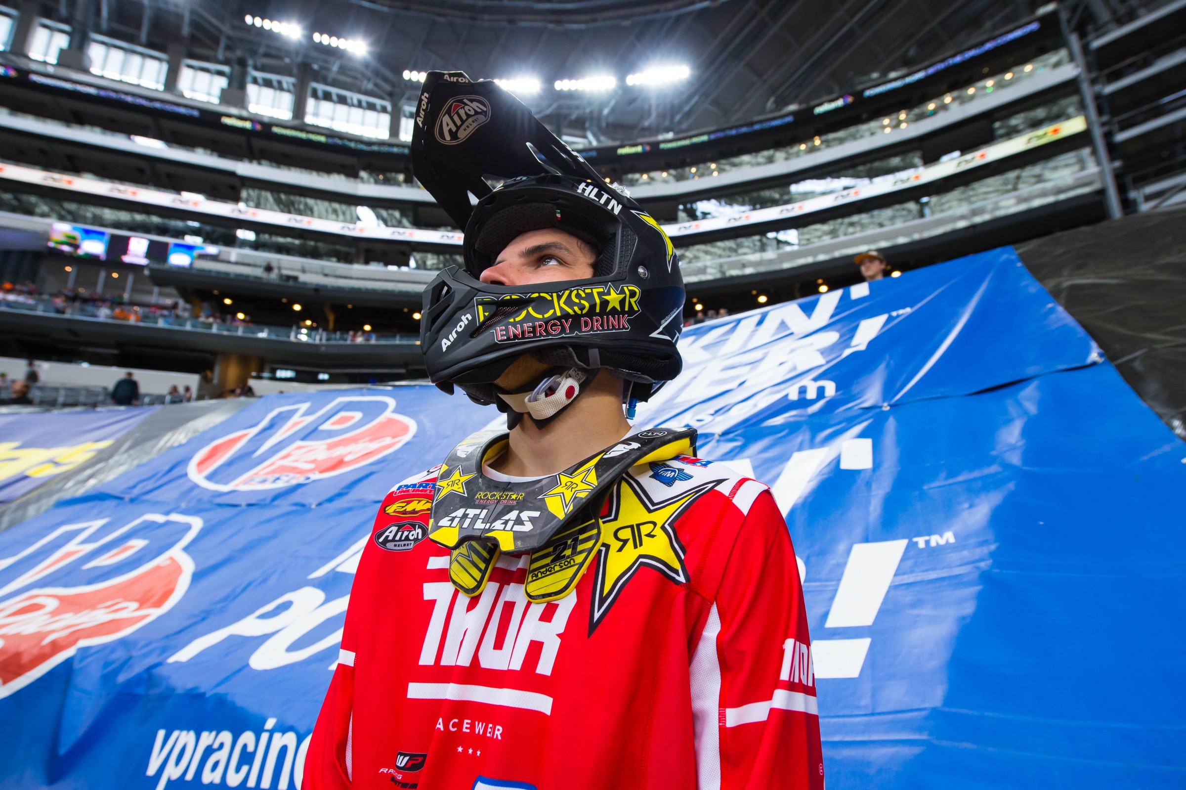 Anderson is currently third in 450SX points.