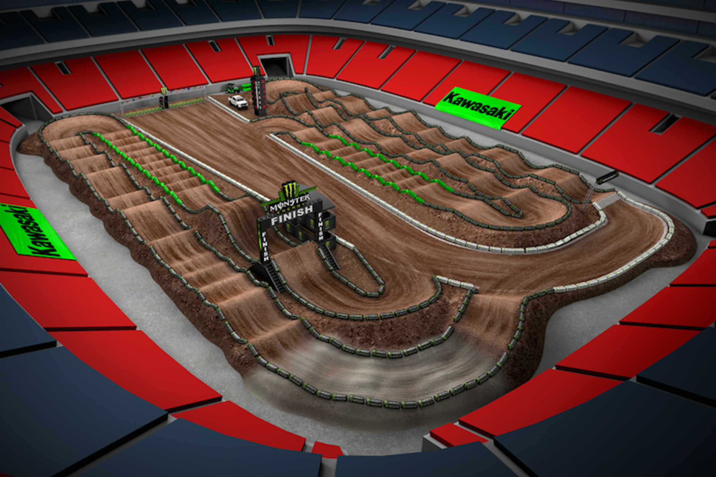 Animated Track Map: Atlanta