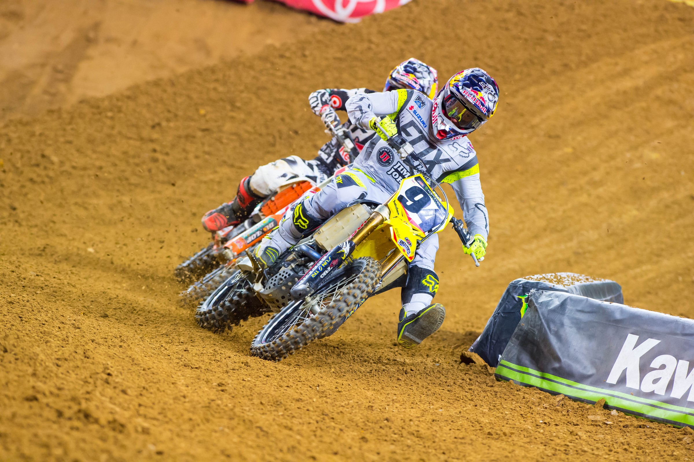 Kenny literally had Ryan Dungey right behind him for most of the race.