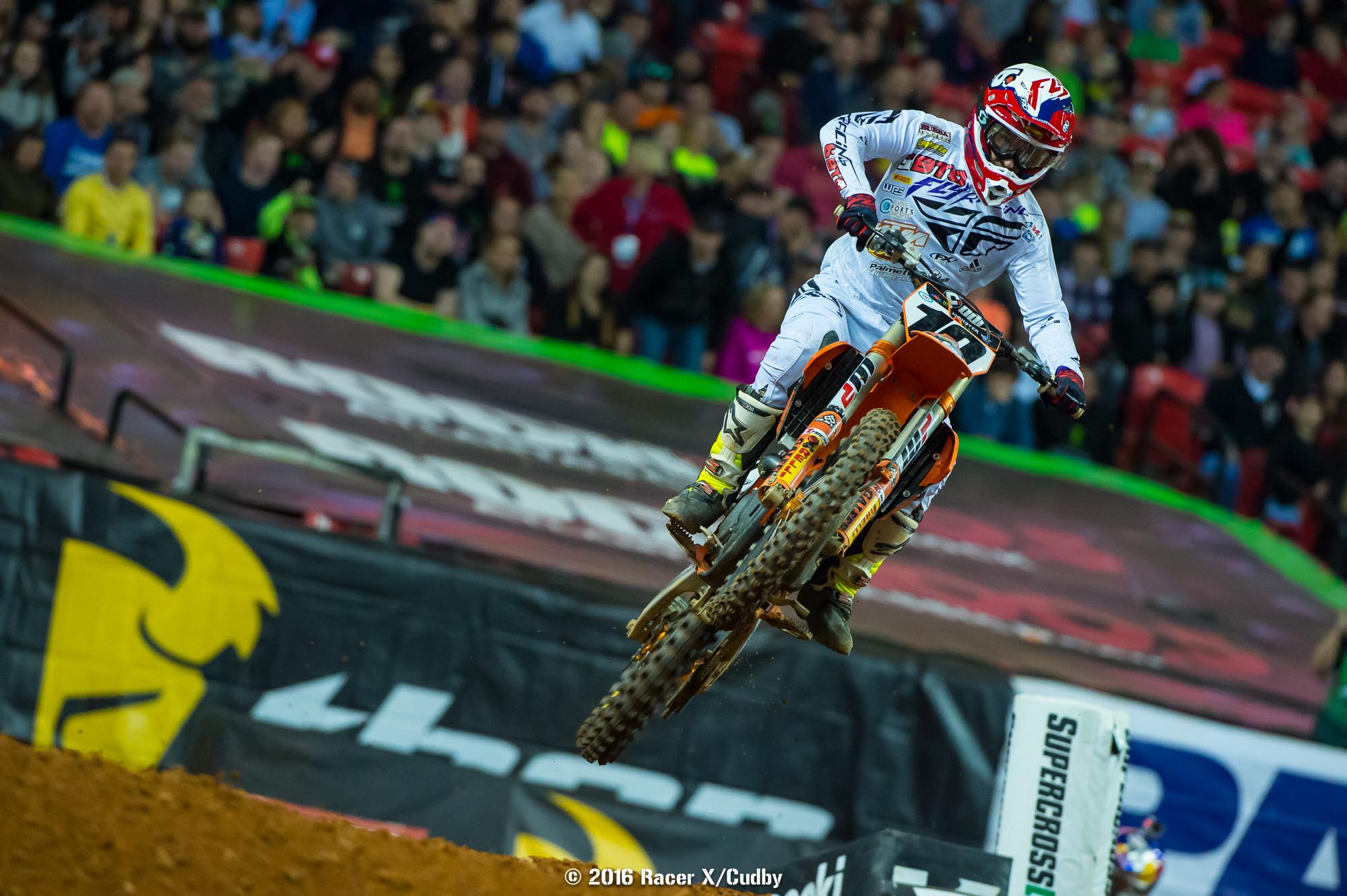 Brayton won a heat and took fifth in a main, solid night for him.