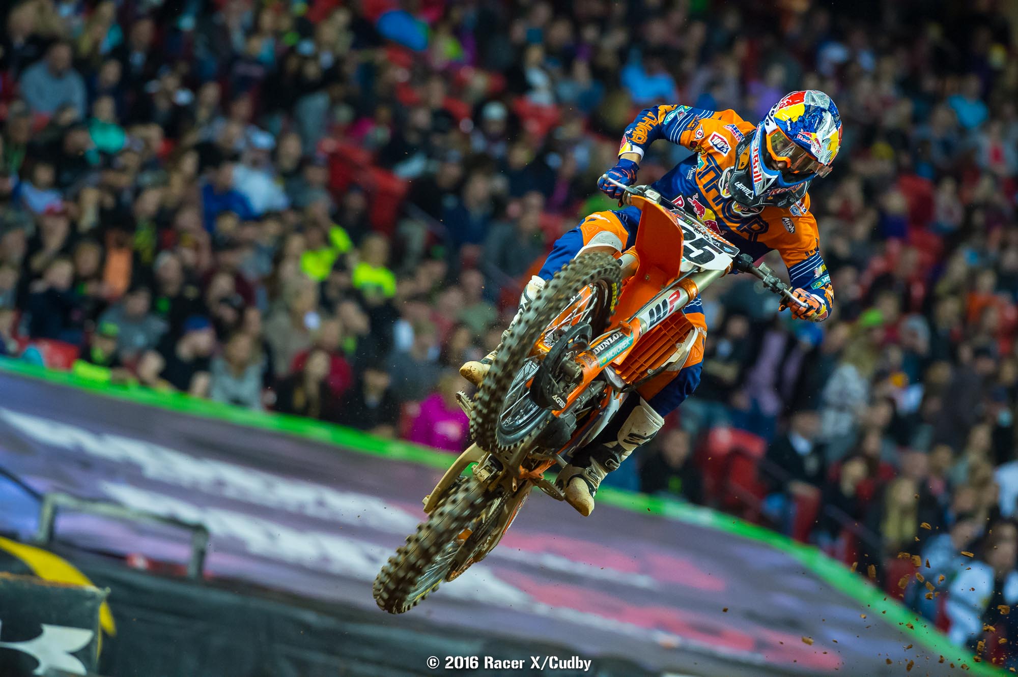 Marvin rode the race of his life for 19 laps.