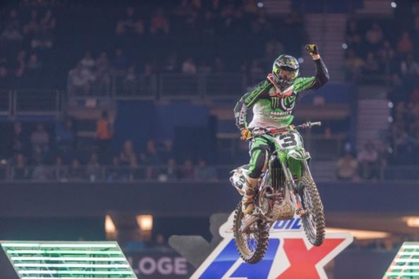 Faith holds the points lead in Amsoil Arenacross on a rare off-weekend.