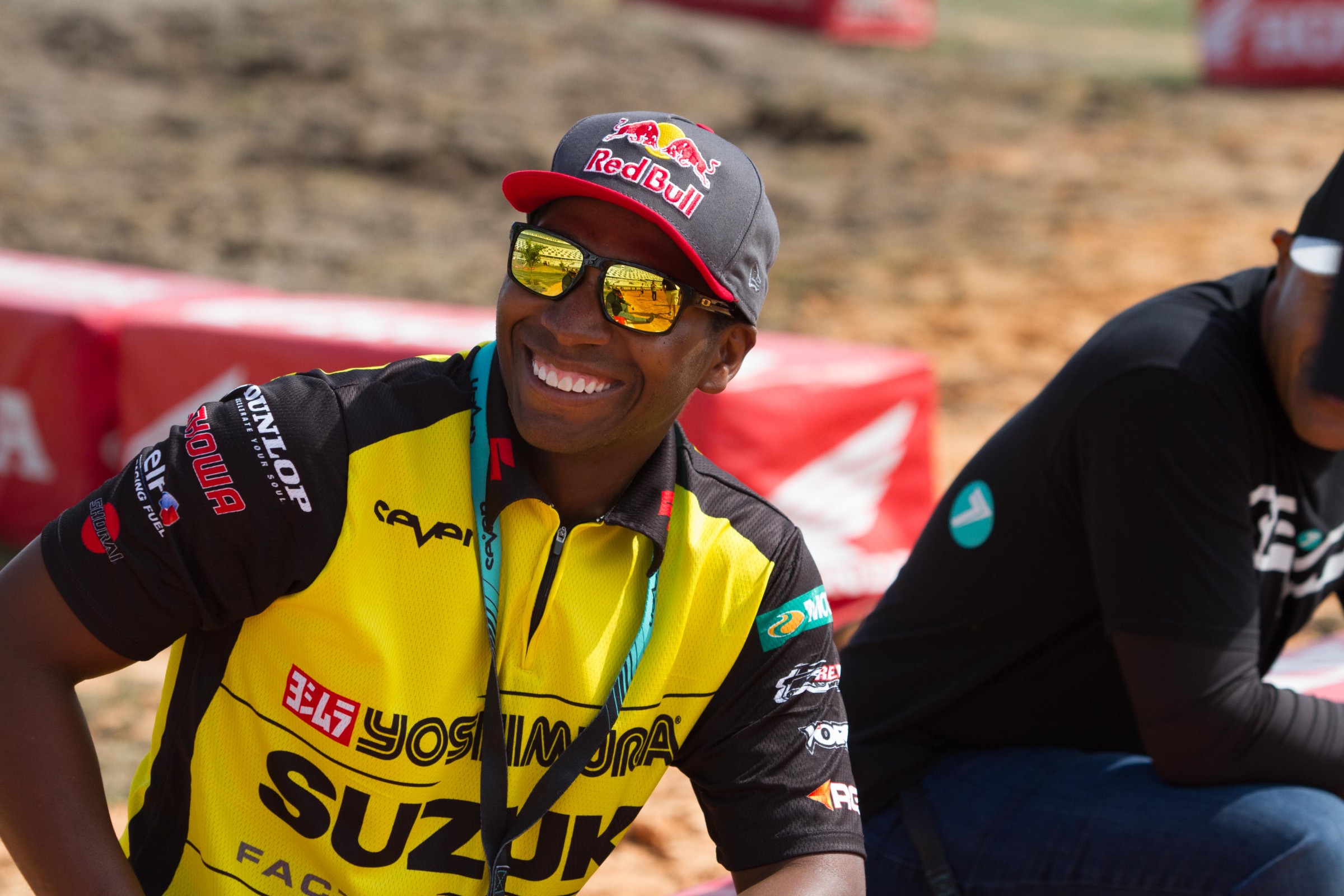 Stew looked happy on track walk but he jacked his knee last weekend. We'll see how he holds up.