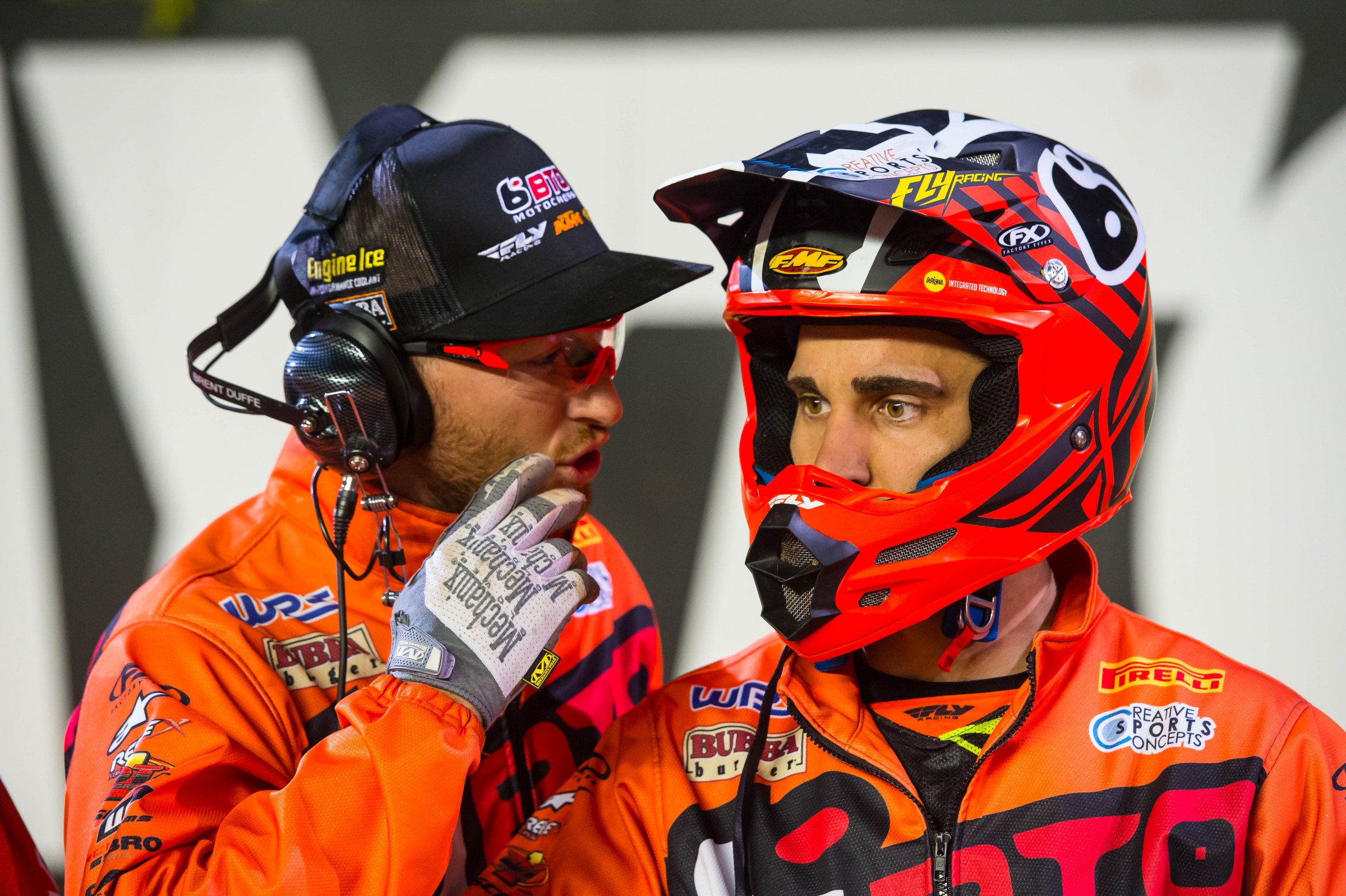 Justin Brayton is left to carry the load for BTOSports.com/KTM/WPS.
