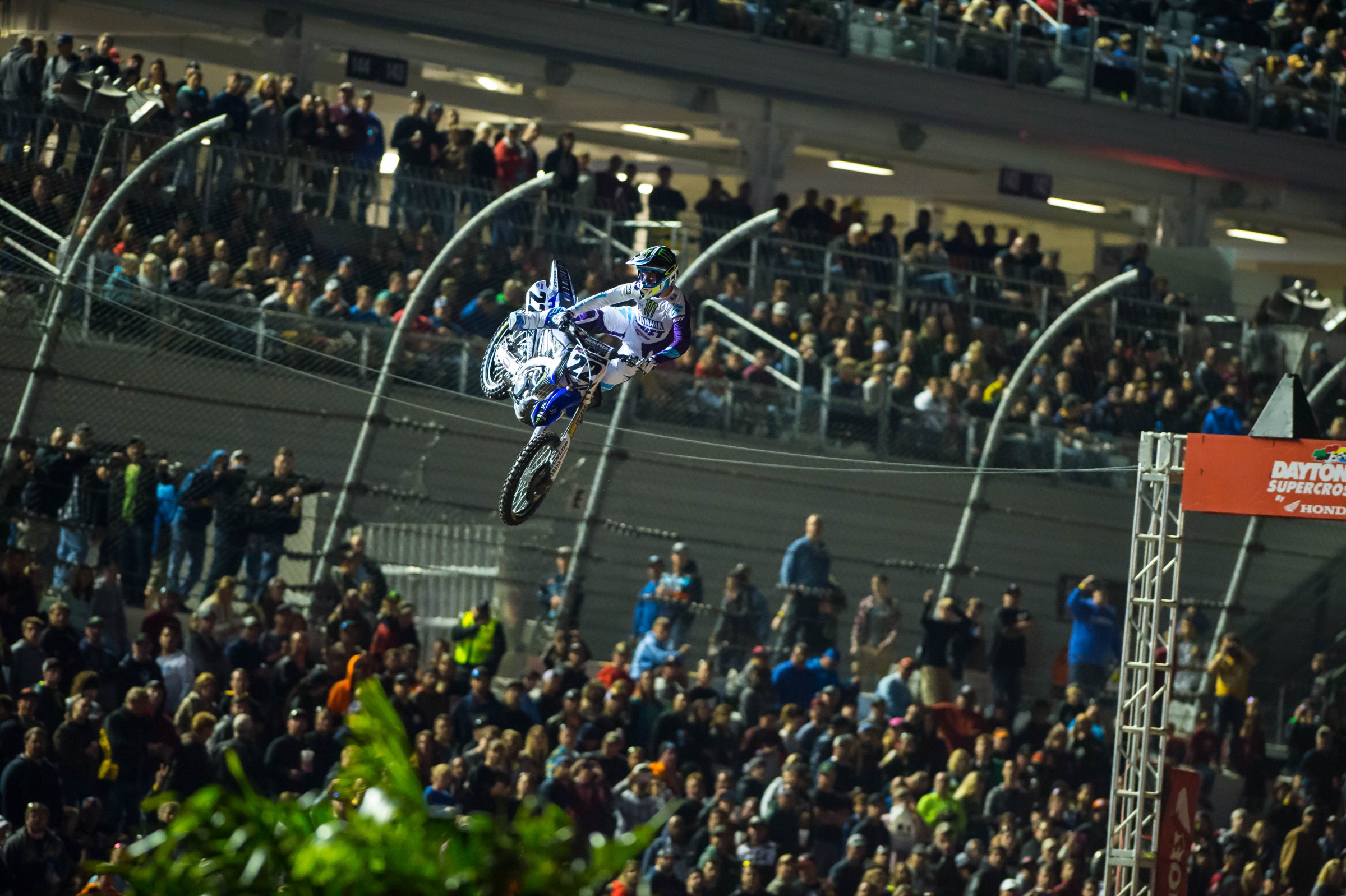 The crowd loves Chad Reed in Daytona--but he didn't get on with the track this time.