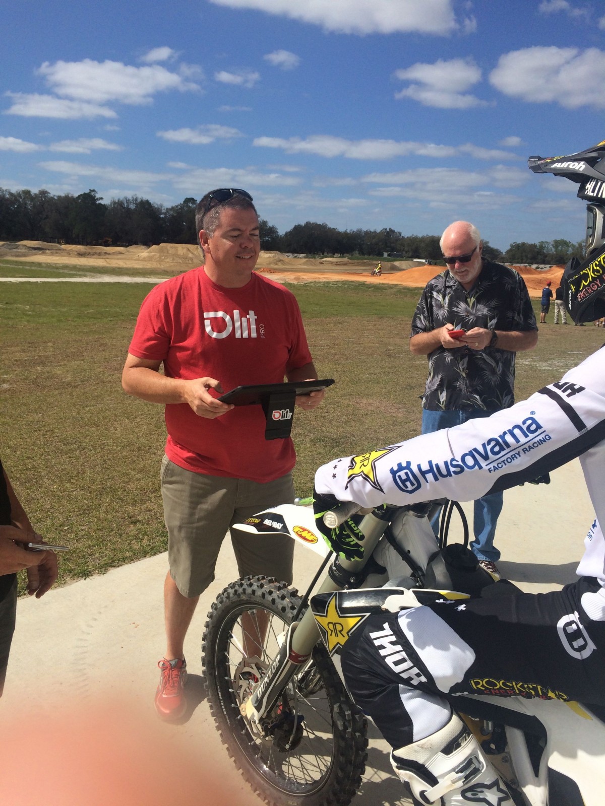 Anderson about to get Lit (Pro).