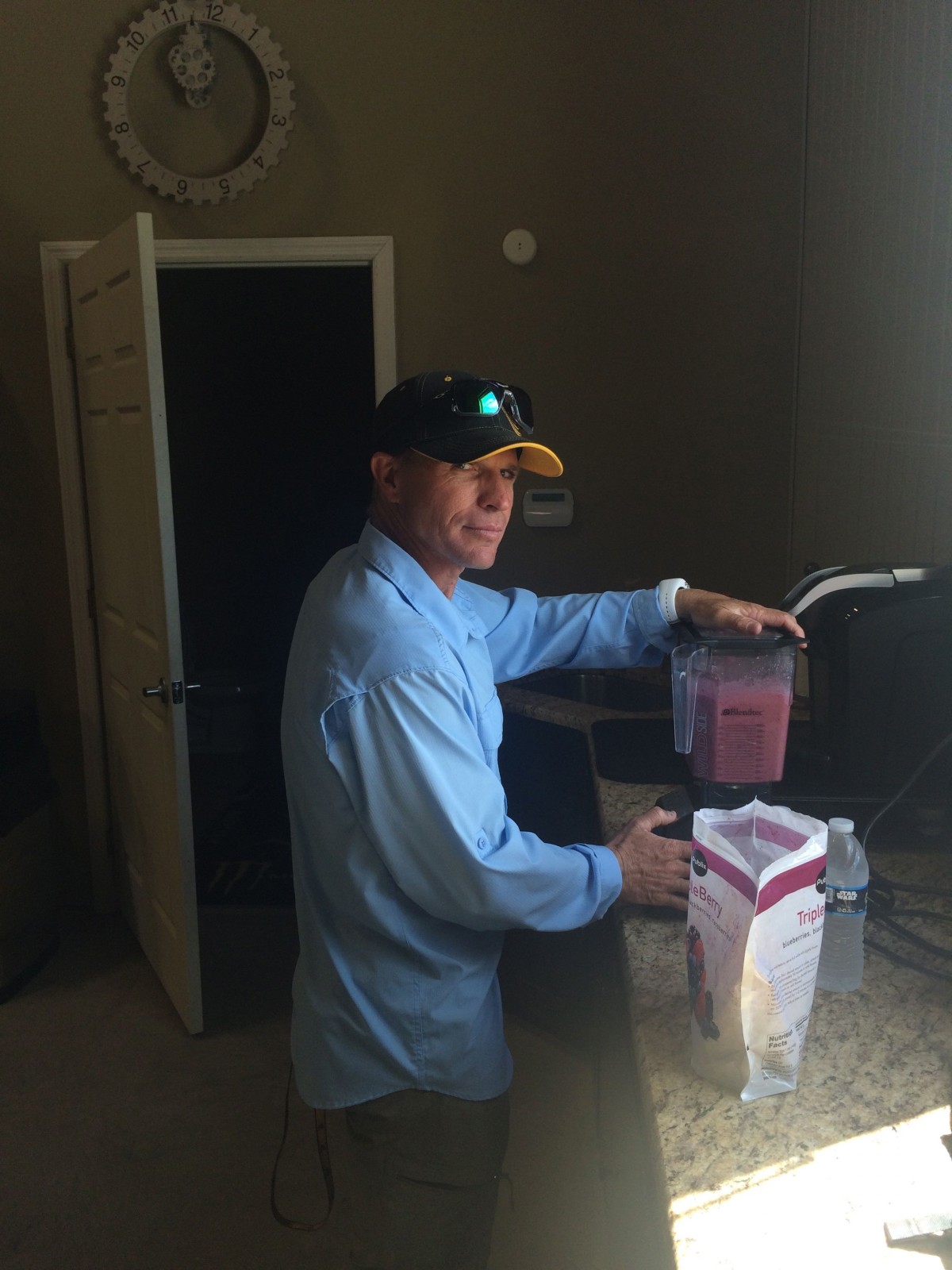 A smoothie prepared by the master!
