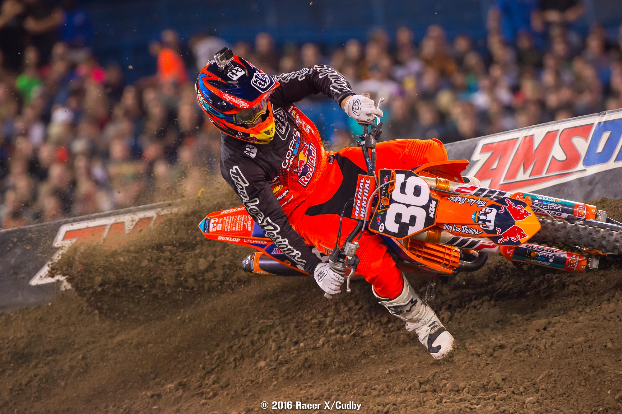 Justin Hill is the third 250SX East winner in as many rounds.