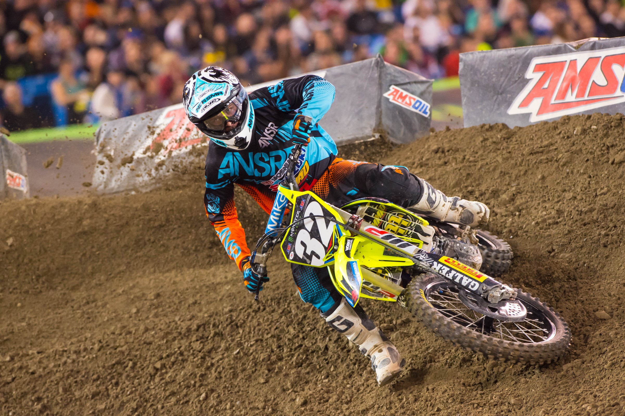 Matt Bisceglia rode to his first podium of the season on Saturday.