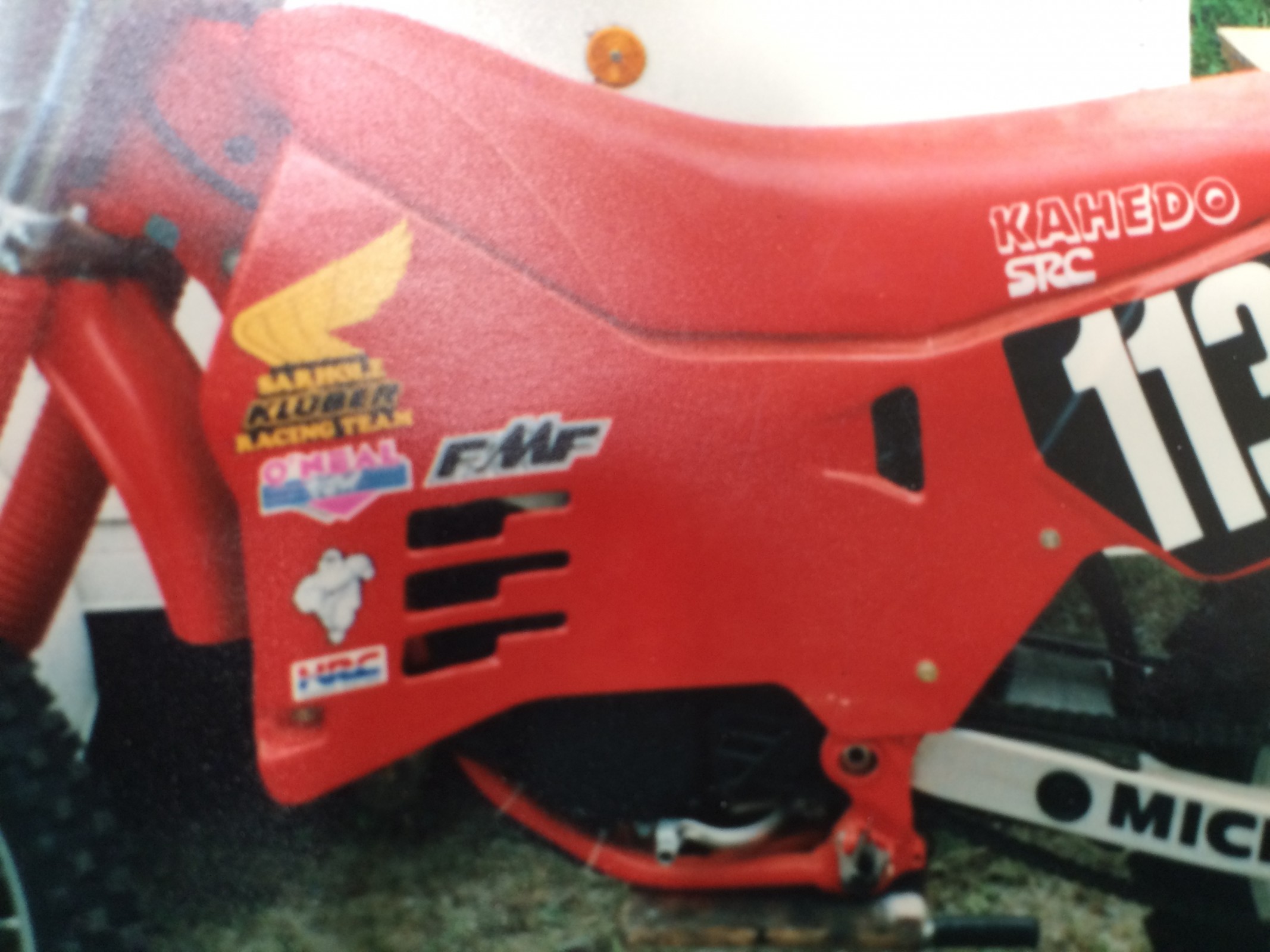 Check out the body shell on this Honda spotted back in 1981 at a GP.