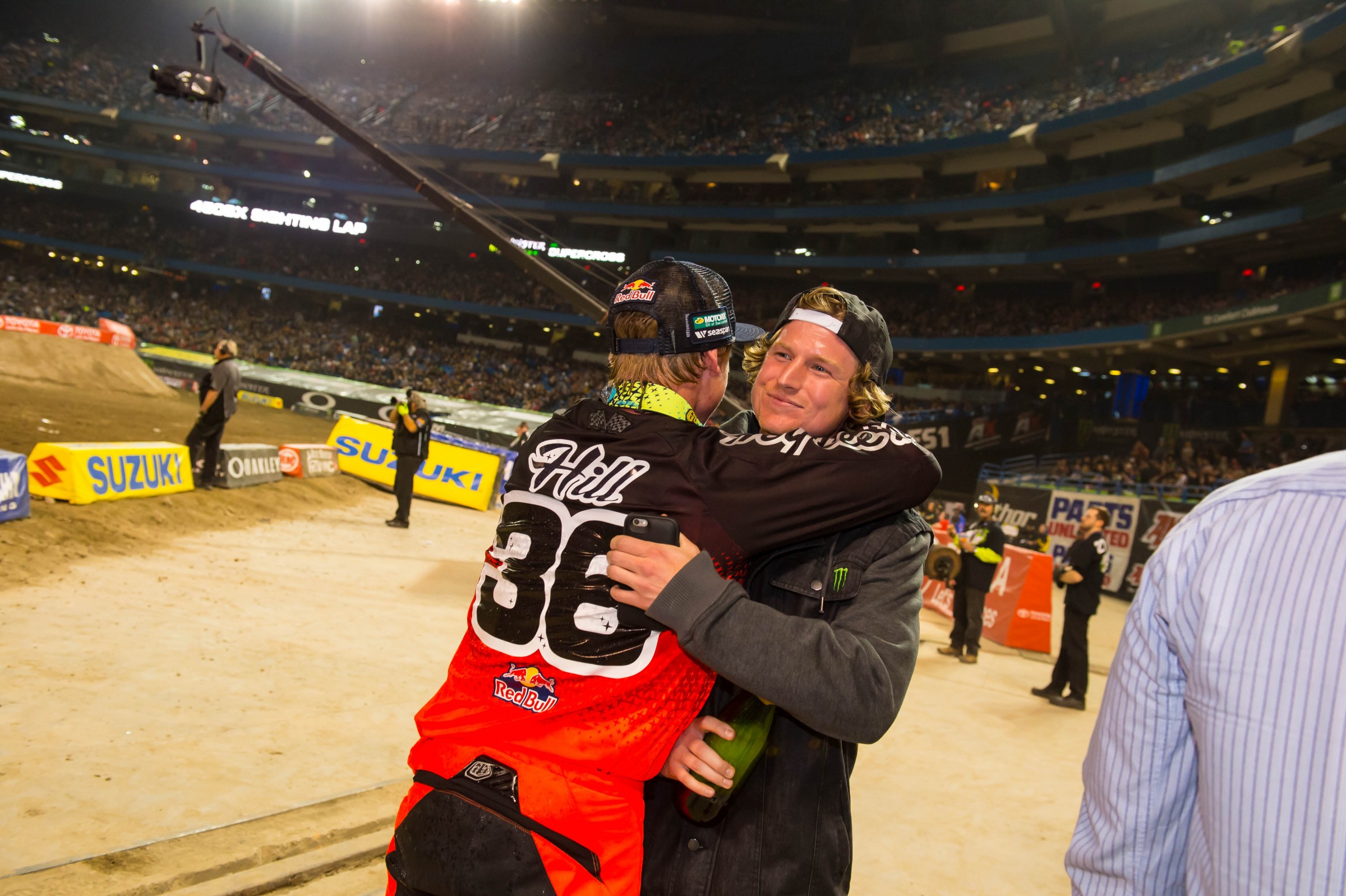 Justin Hill emerged the winner at Toronto, his first as a Troy Lee Designs/Red Bull KTM rider.