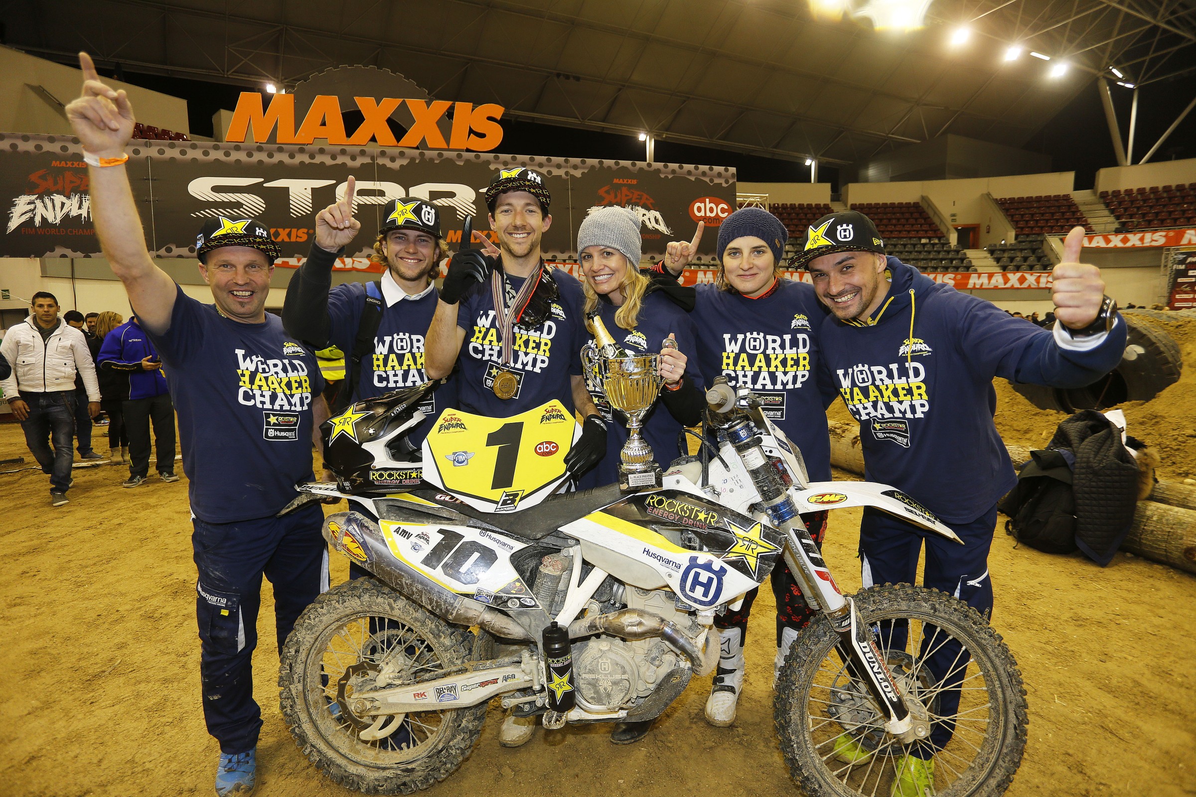 Haaker won the World Superenduro Championship over the weekend.