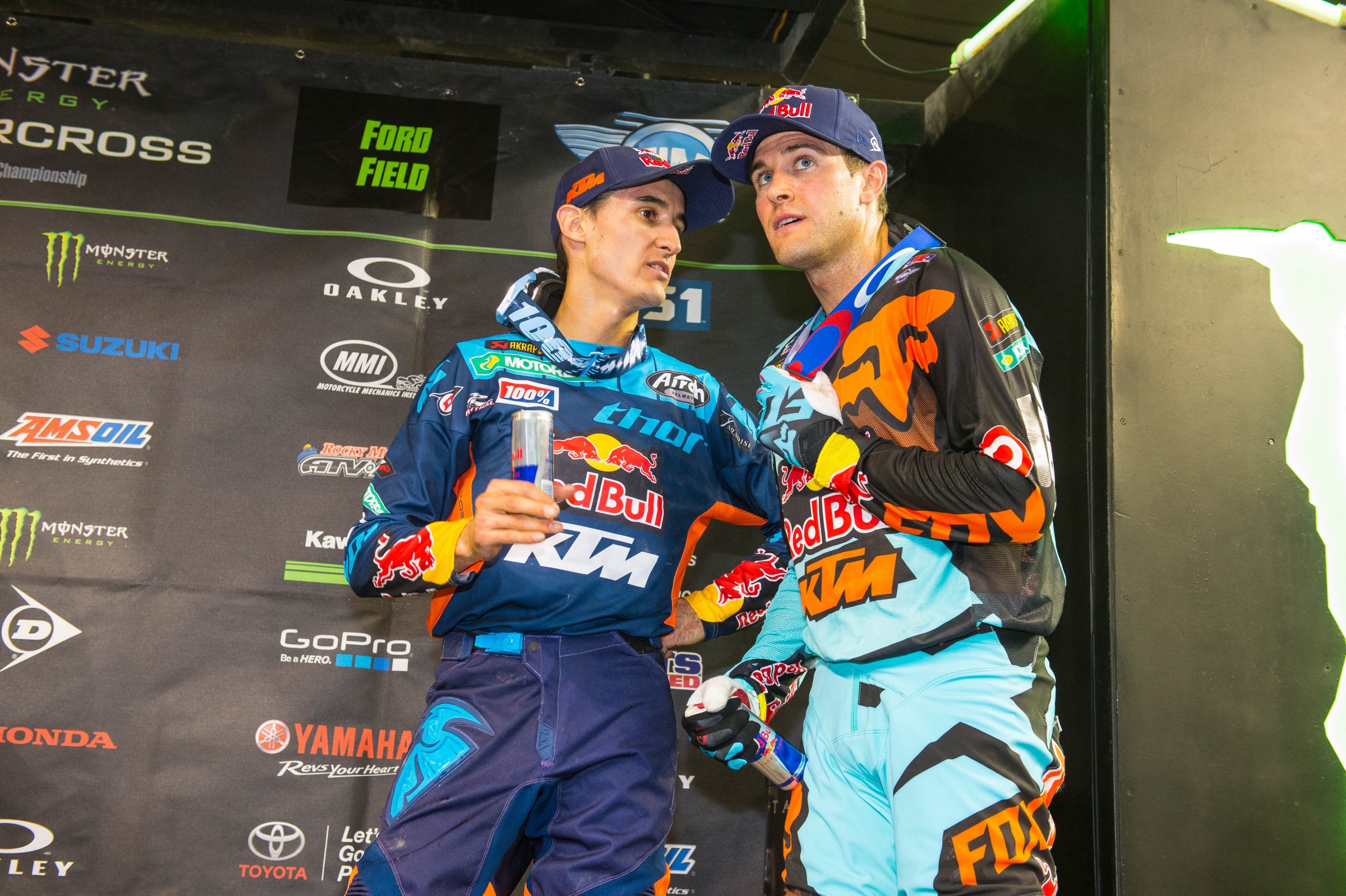 Musquin (left) has four straight podiums.