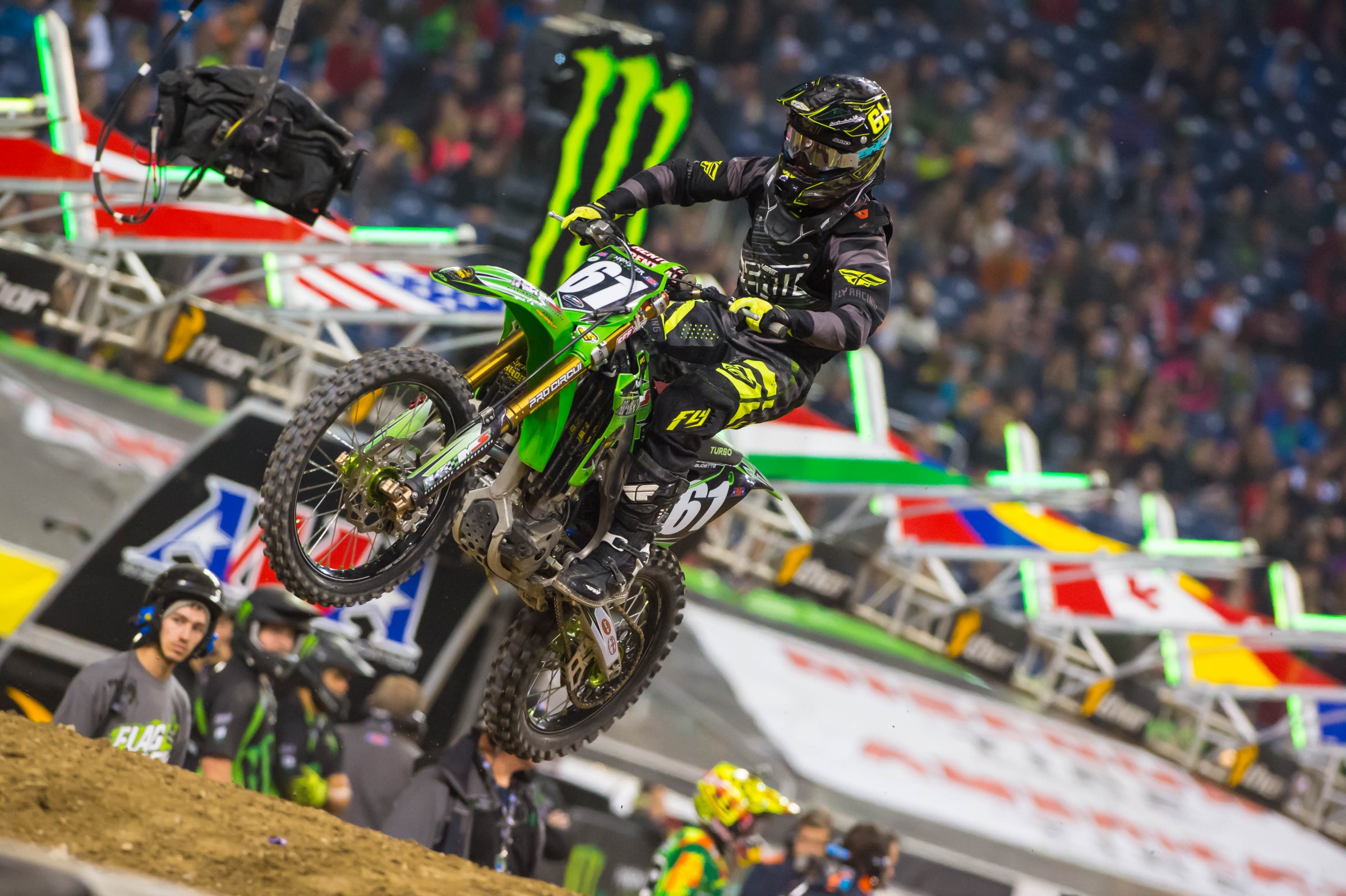 Audette is currently 10th in points.